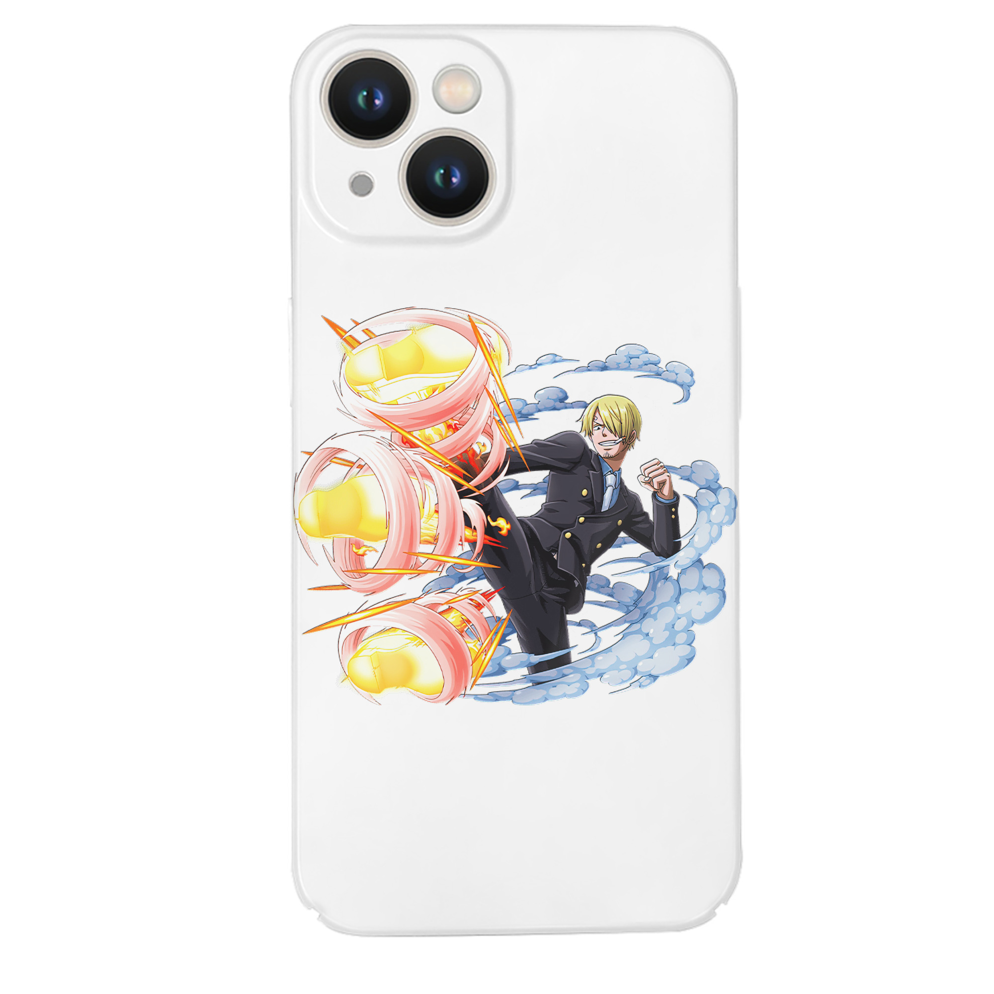 （画像用） ワンピース サンジ ONE PIECE Sanji 【iPhone 14シリーズ対応】ハードケース